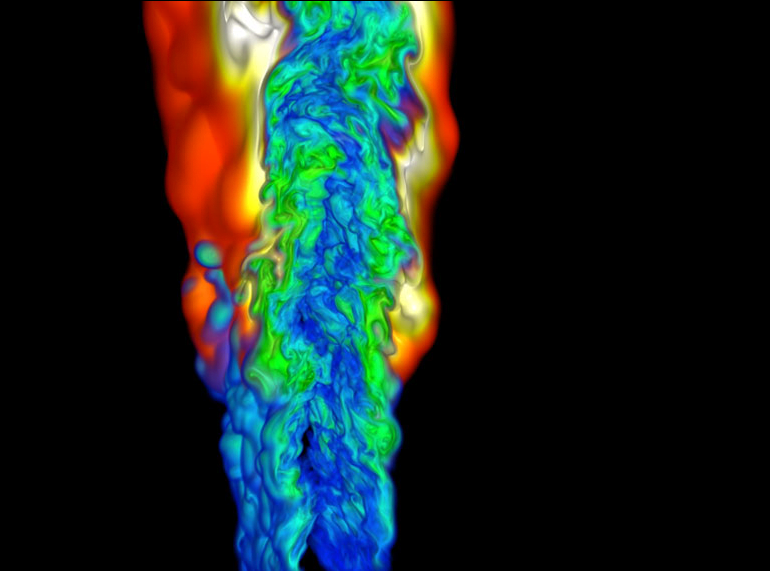 Colorful Computational Combustion