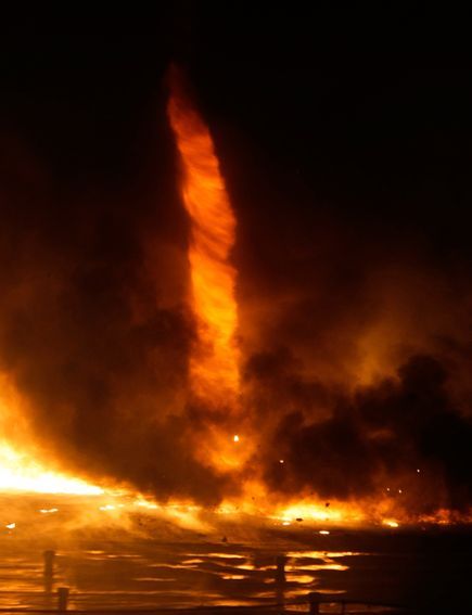 Hungarian Fire Tornado