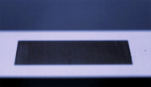 Droplets bouncing off surface