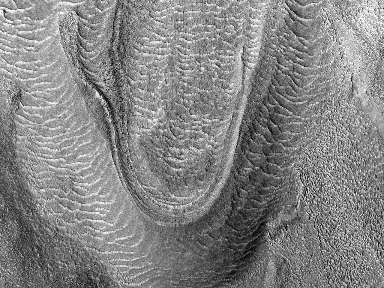 Martian Viscous Flow