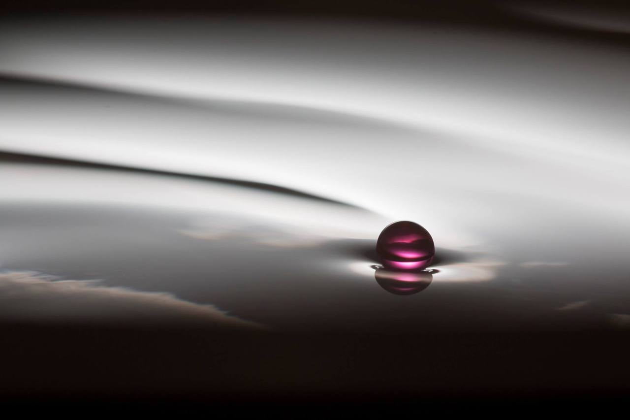 The Vortex Beneath a Drop