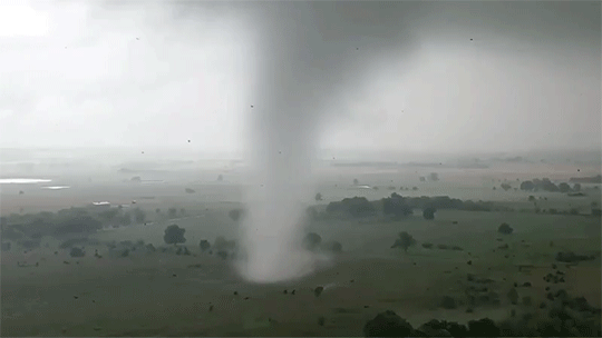 Tornado from a Drone