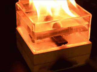 Mini pool fire