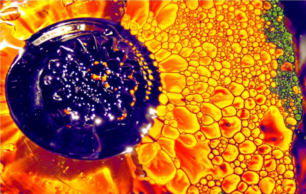 Ferrofluid and India Ink - R. Drevno Ferrofluid and India Ink - R. Drevno