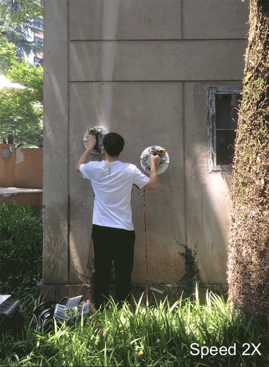 Watery Suction Enables Spiderman-Like Climbing
