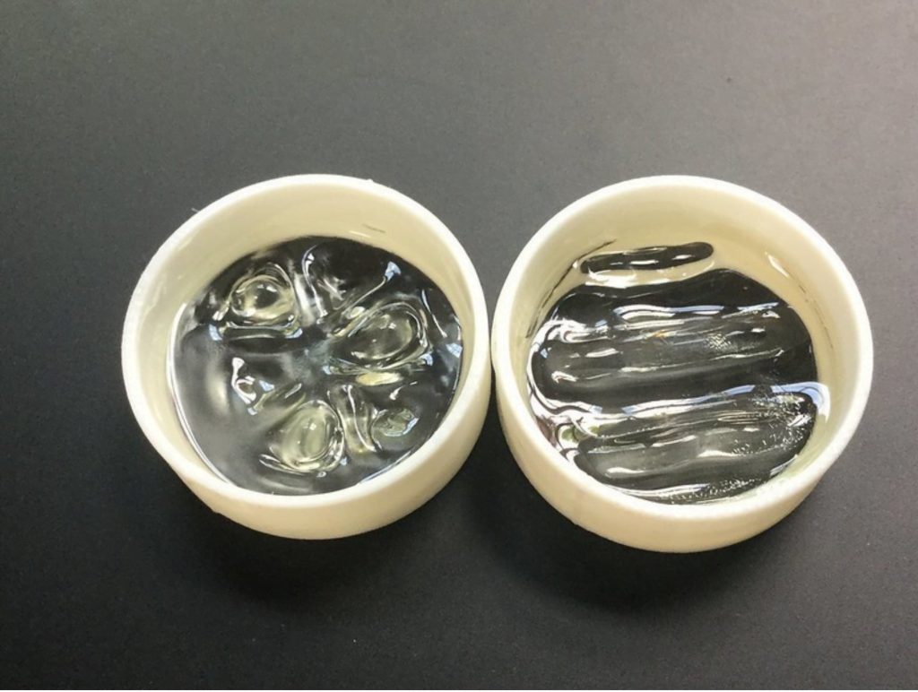 Frozen cymatic waves. Frozen cymatic waves.