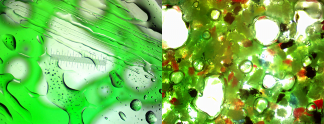 Bubbles Affect Lava Flow