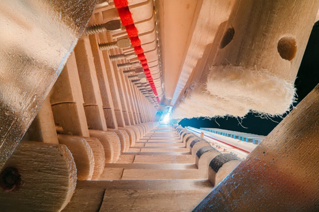 "Fazioli Grand Piano Part 3" by Charles Brooks. "Fazioli Grand Piano Part 3" by Charles Brooks.