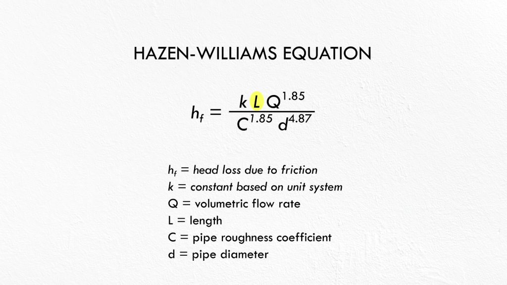 The Hazen-Williams equation is one tool that helps engineers make those predictions.