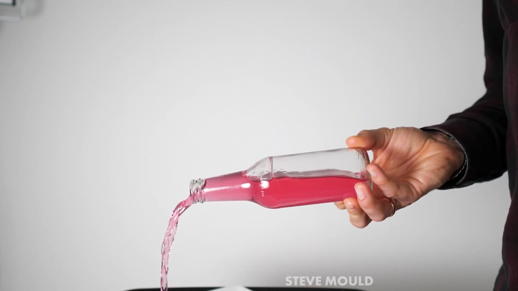 The same phenomenon takes place in glass bottles when trying to pour quickly.