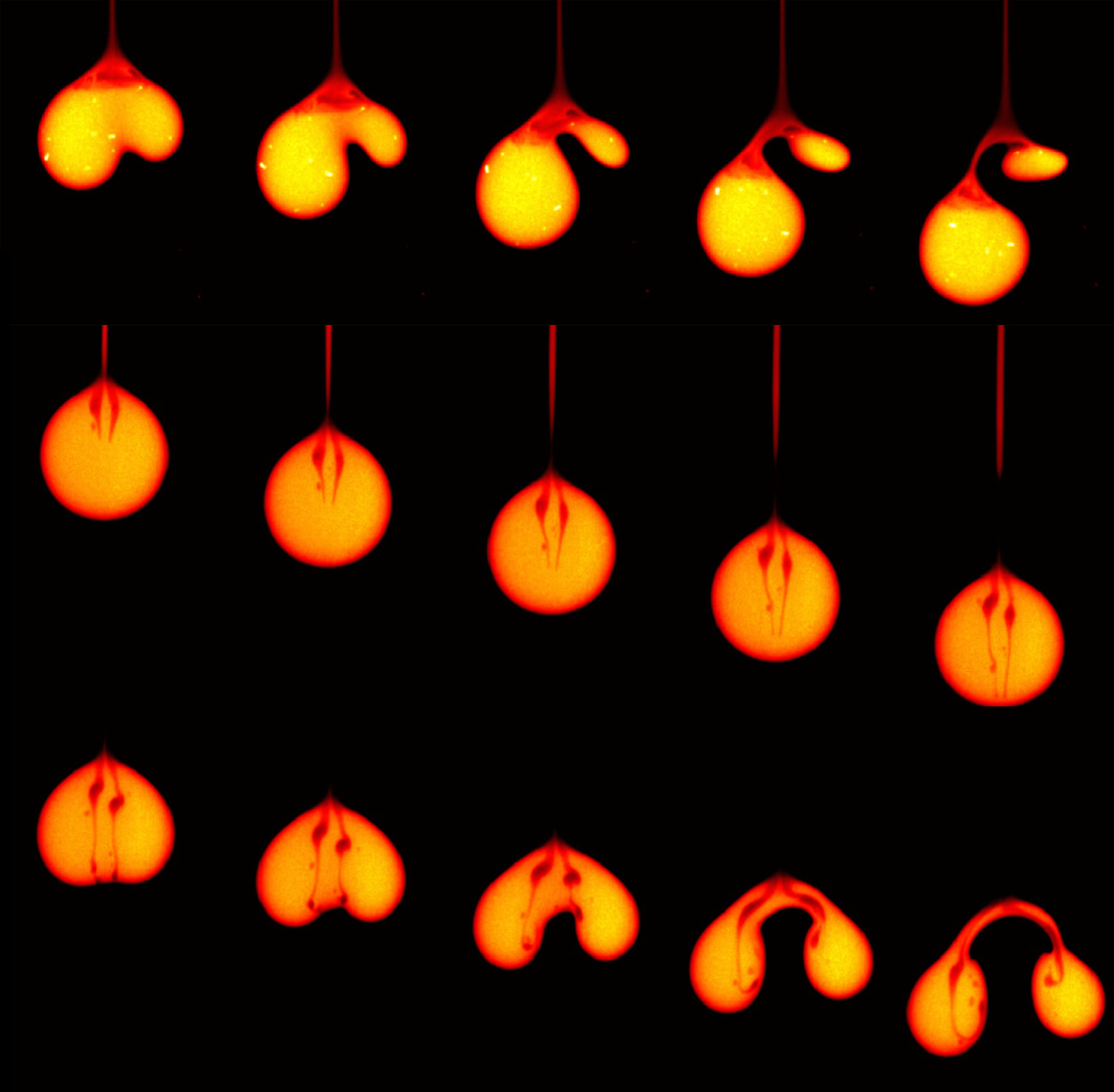 Falling Pancake Drops