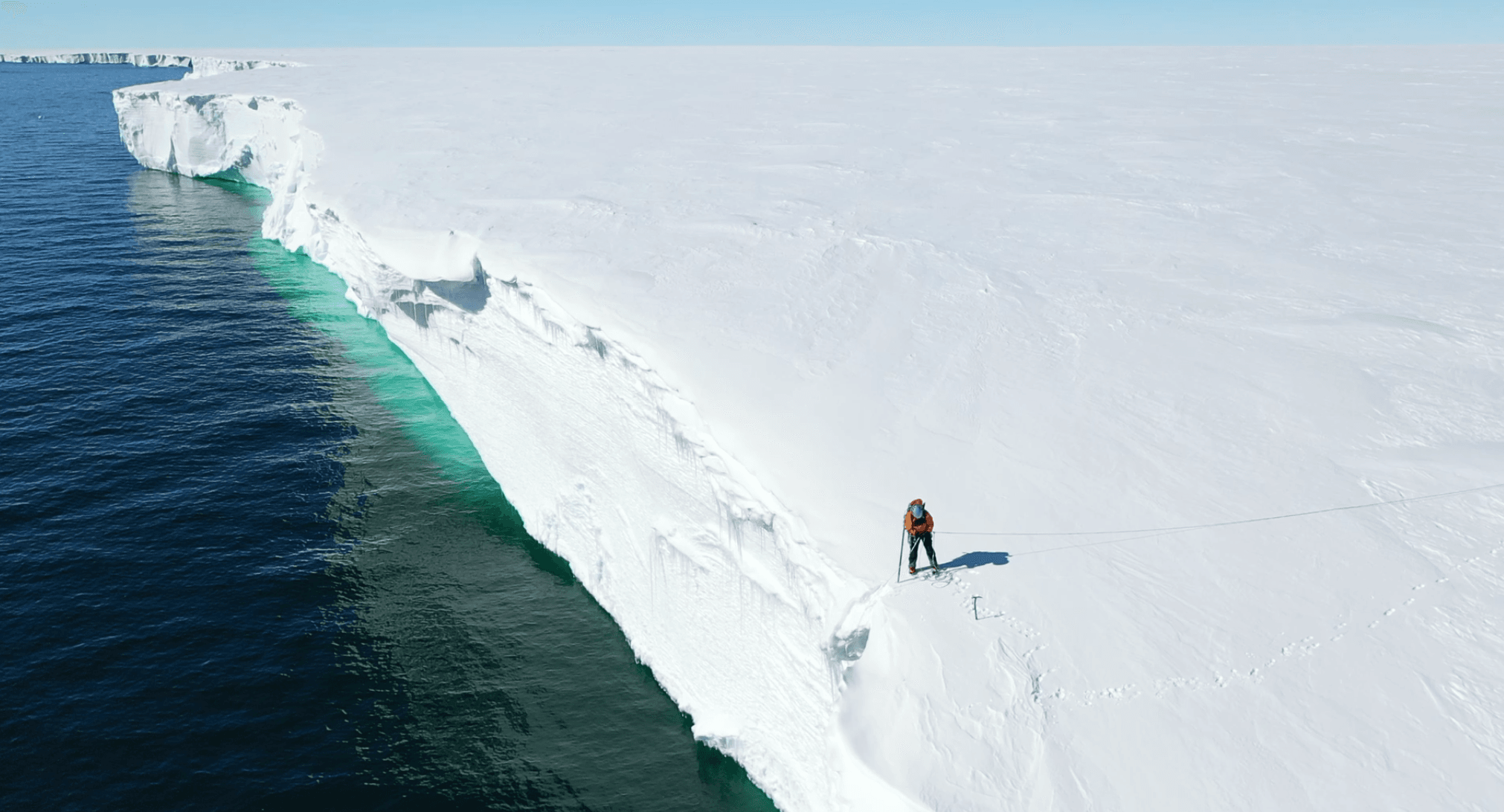 Tides Widen Ice Cracks