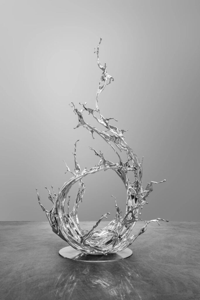 "Water in Dripping - Winter Rain" by Zheng Lu.