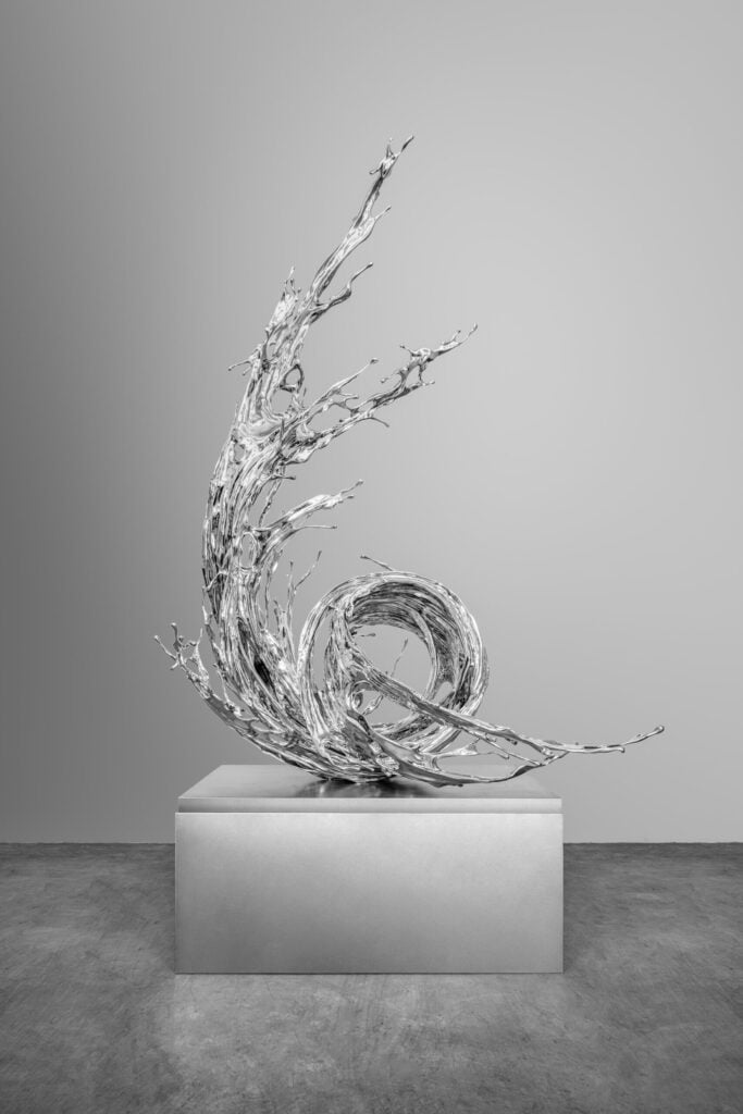 "Water in Dripping - Water is Silent" by Zheng Lu.