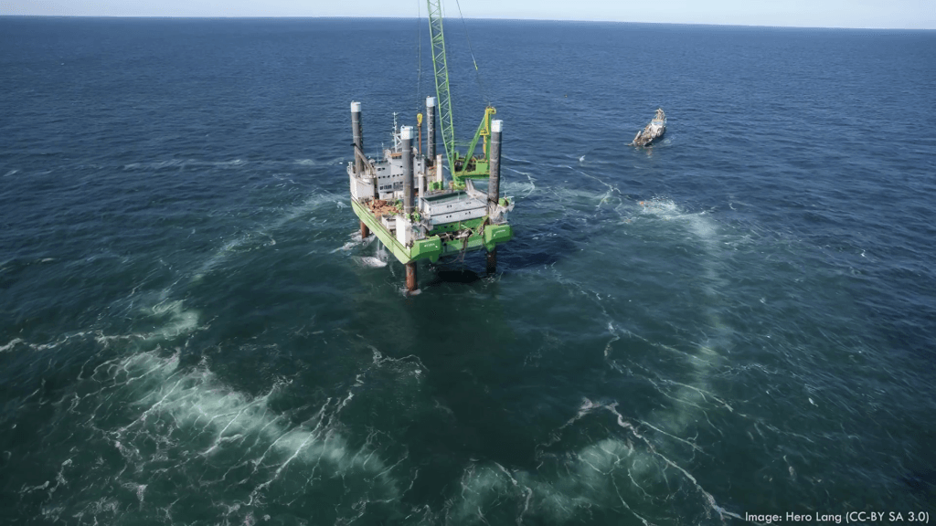 Because of the impedance mismatch between air and water, creating a curtain of bubbles can help damp sound for underwater species.