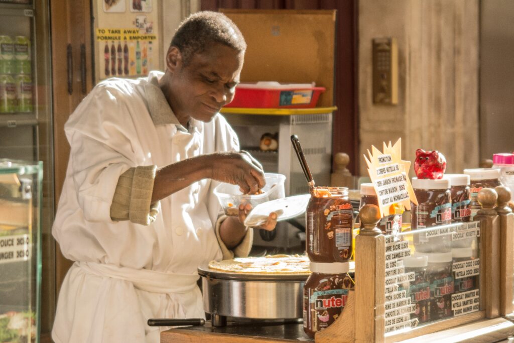 Preparing the perfect crepe requires fluid dynamics, too.