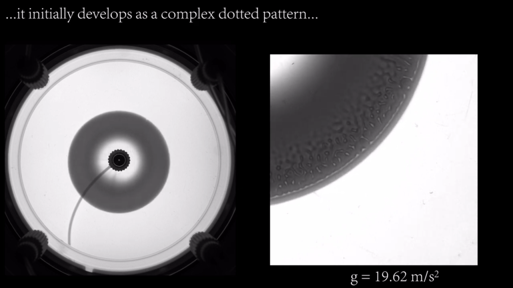 In hypergravity, though, the pattern is even stranger! In hypergravity, though, the pattern is even stranger!