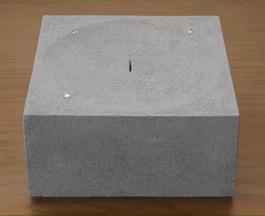 Animation showing droplets growing, sliding, and sinking into a sculpture by Lily Clark. Animation showing droplets growing, sliding, and sinking into a sculpture by Lily Clark.