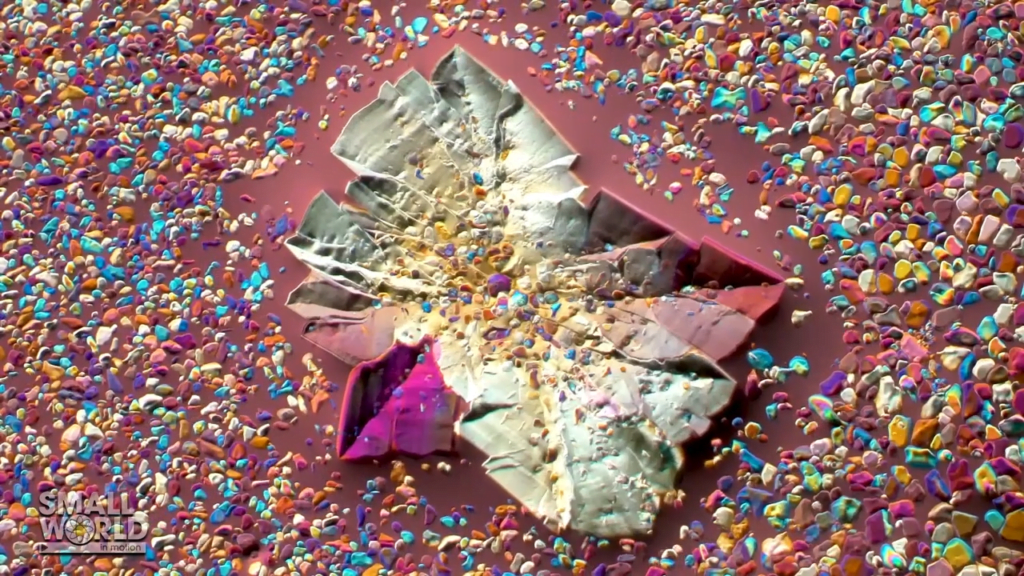 "Crystallizing Epsom salts" by Karl Gaff.