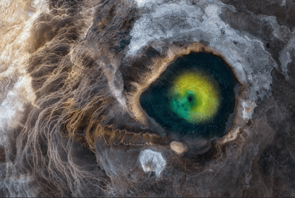 "The eye of the dragon" by Miki Spitzer, Gold winner in the Landscapes category of the World Nature Photography Awards.