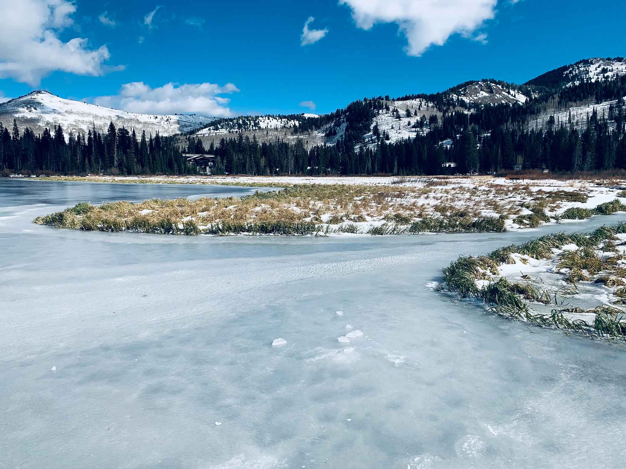 Mixing in a Winter Lake