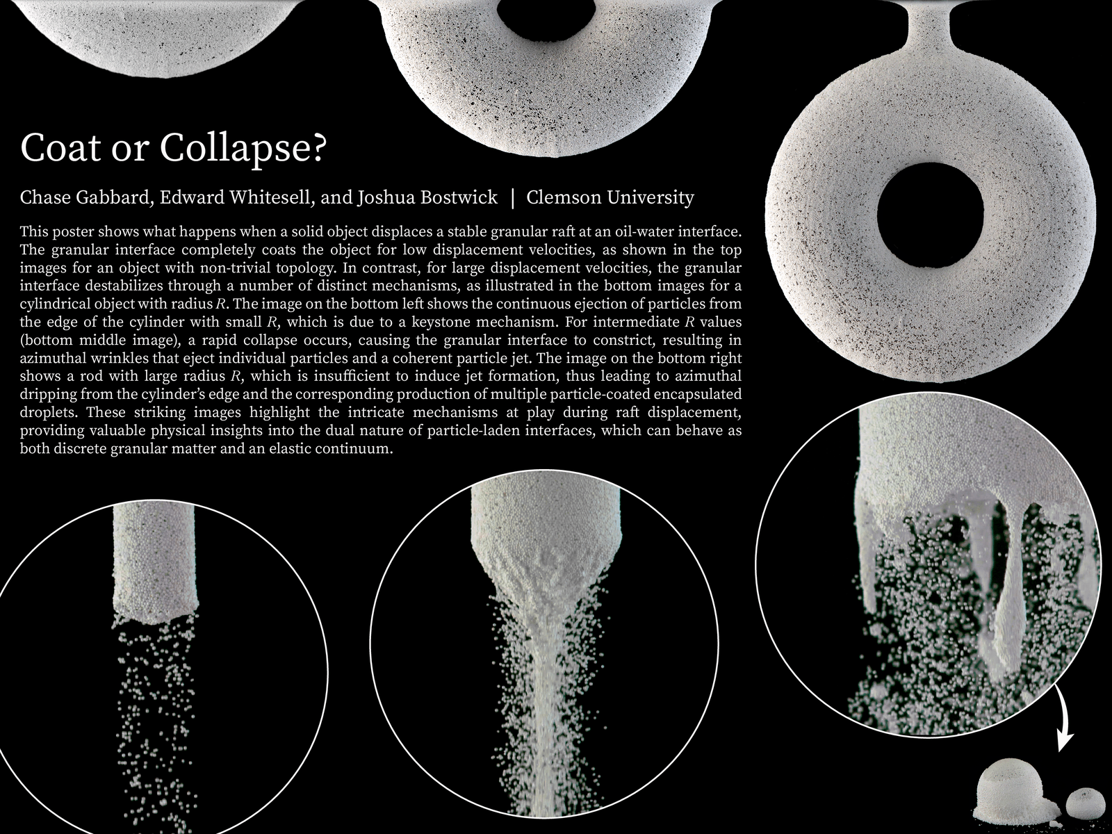 A poster entitled "Coat or Collapse?"