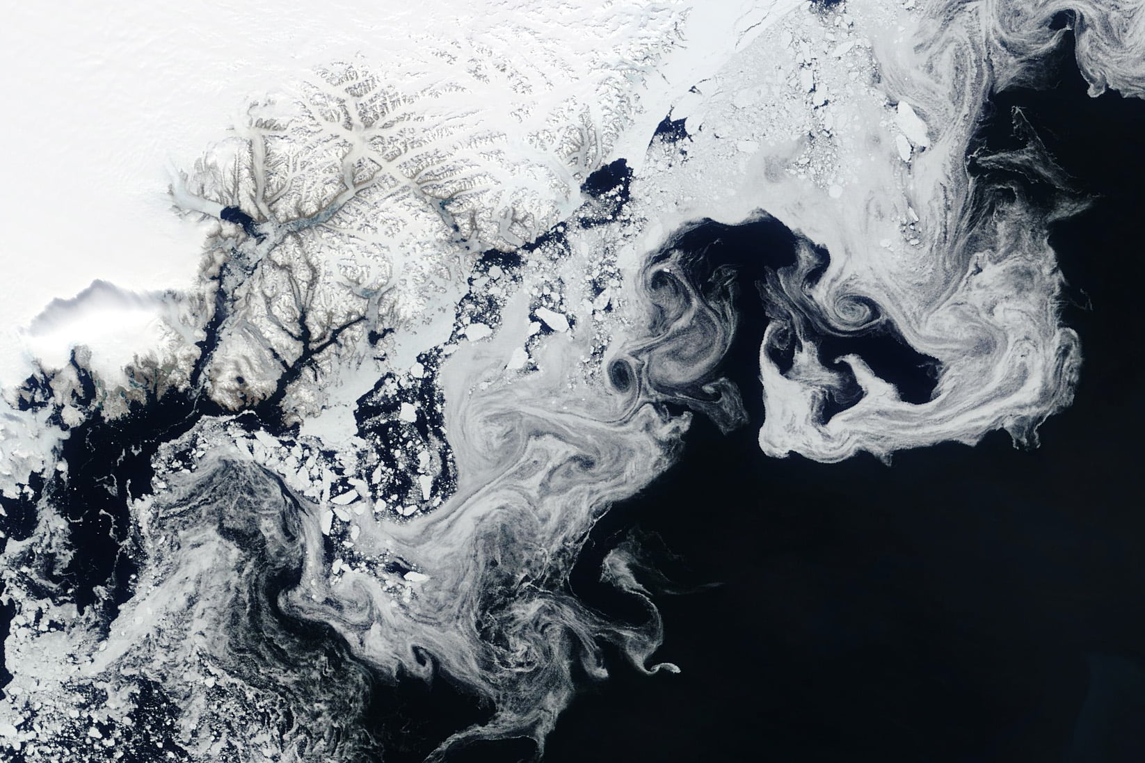 Sea Ice Swirls