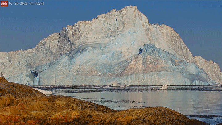 An Iceberg Flips