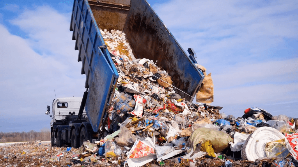 Every day our communities send truck after truck of garbage to landfills. Every day our communities send truck after truck of garbage to landfills.