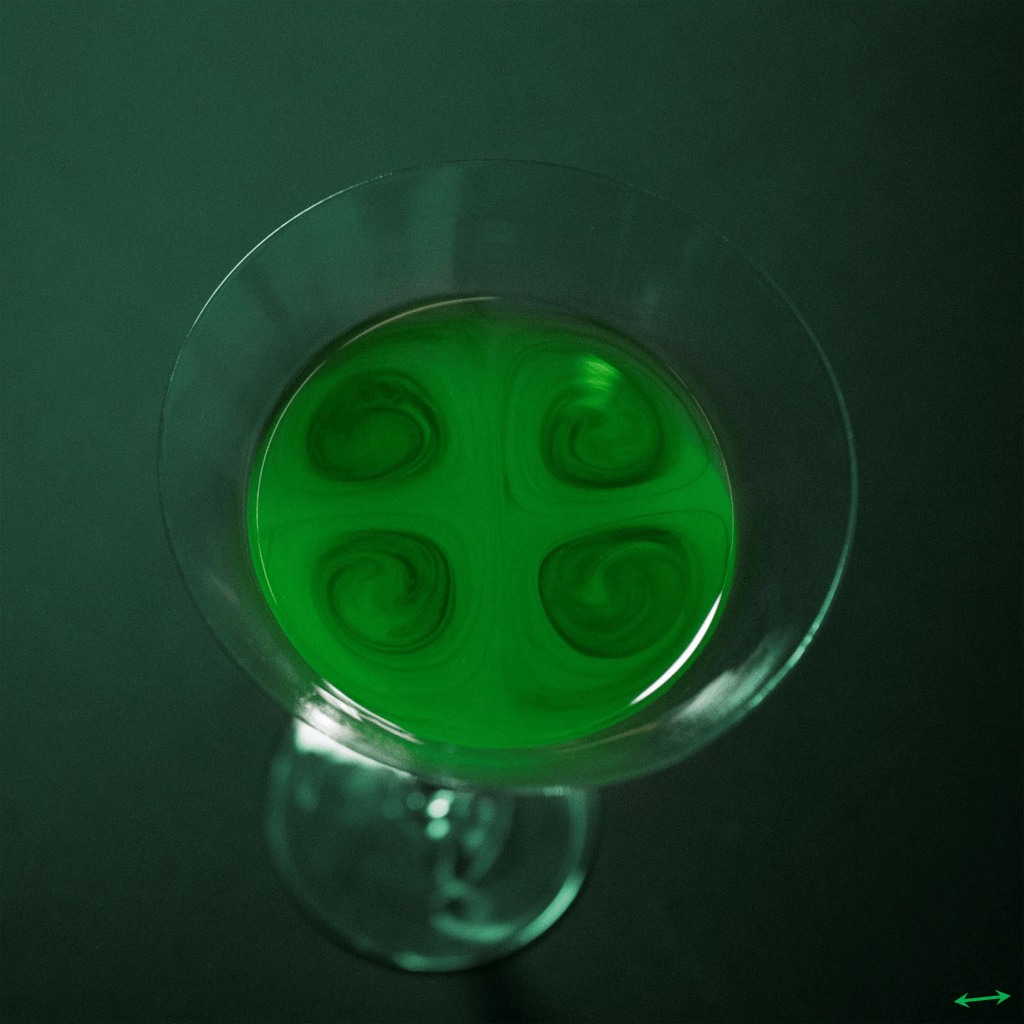 A four-leaf clover of vortices for St. Patrick's Day. A four-leaf clover of vortices for St. Patrick's Day.