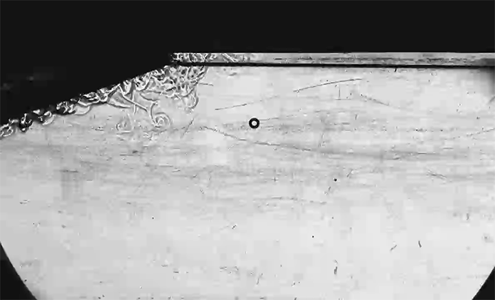 Cold meltwater sinking off an asymmetric ice block is enough to propel the melting iceberg.