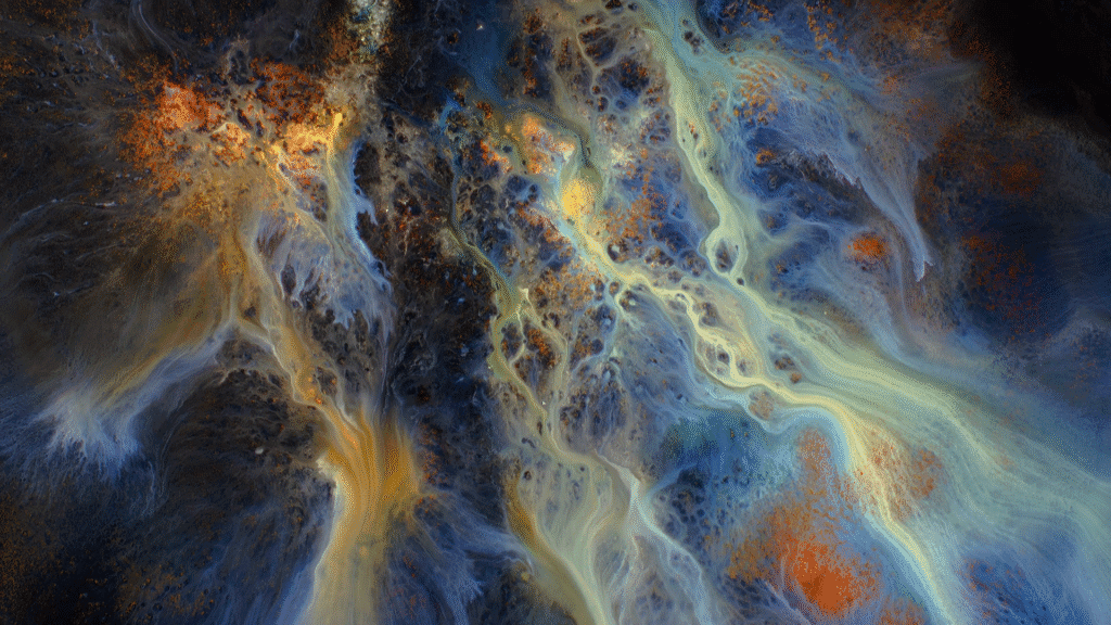 Colorful abstract image from &quot;Now I See - Introduction&quot; by Roman De Giuli.