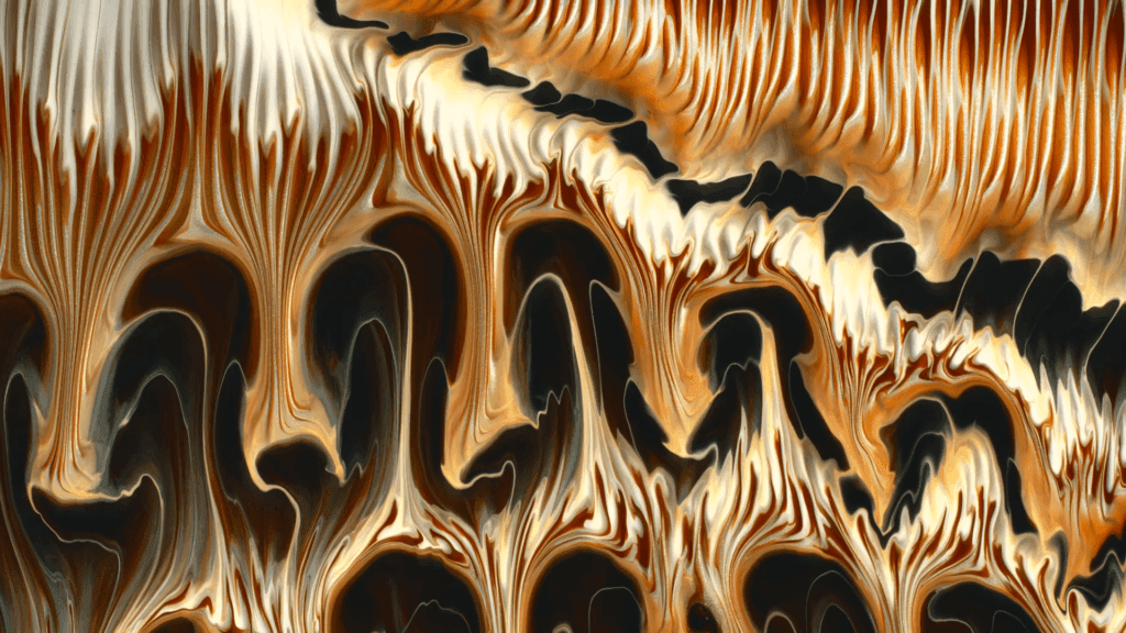 Abstract fluid flow "One" by Roman De Giuli. Abstract fluid flow "One" by Roman De Giuli.