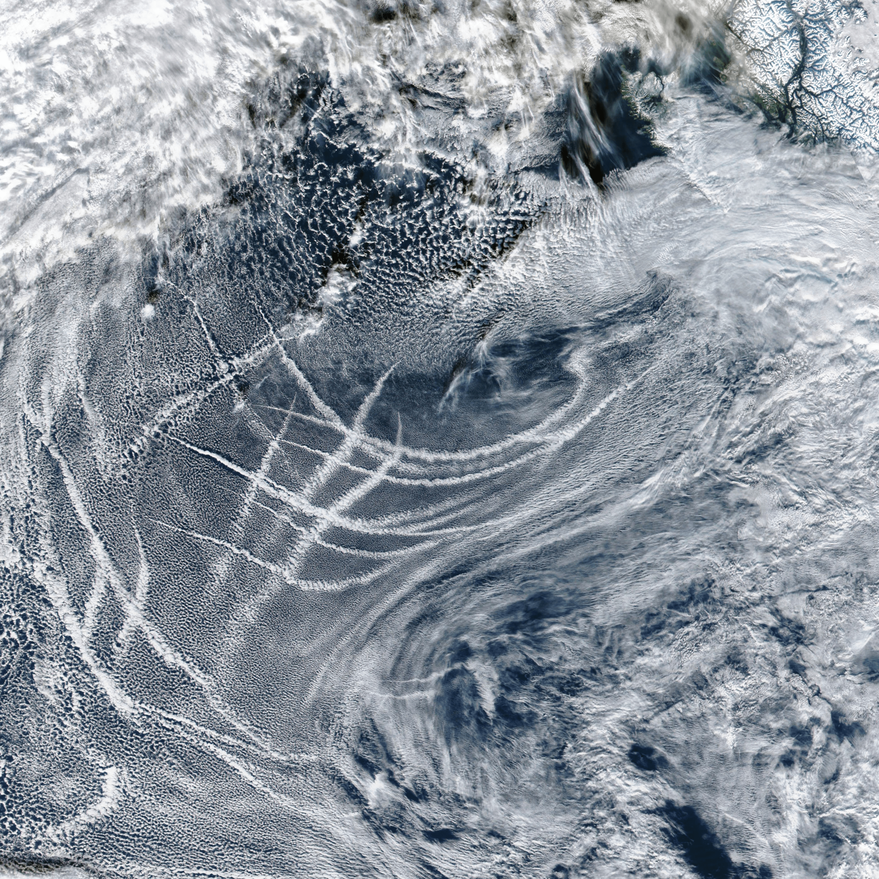 Ship Tracks in the Sky