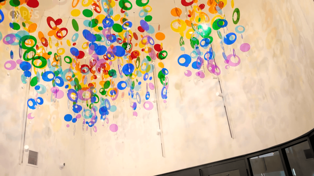 To generate those random numbers, companies use physical displays like these spinning disks...