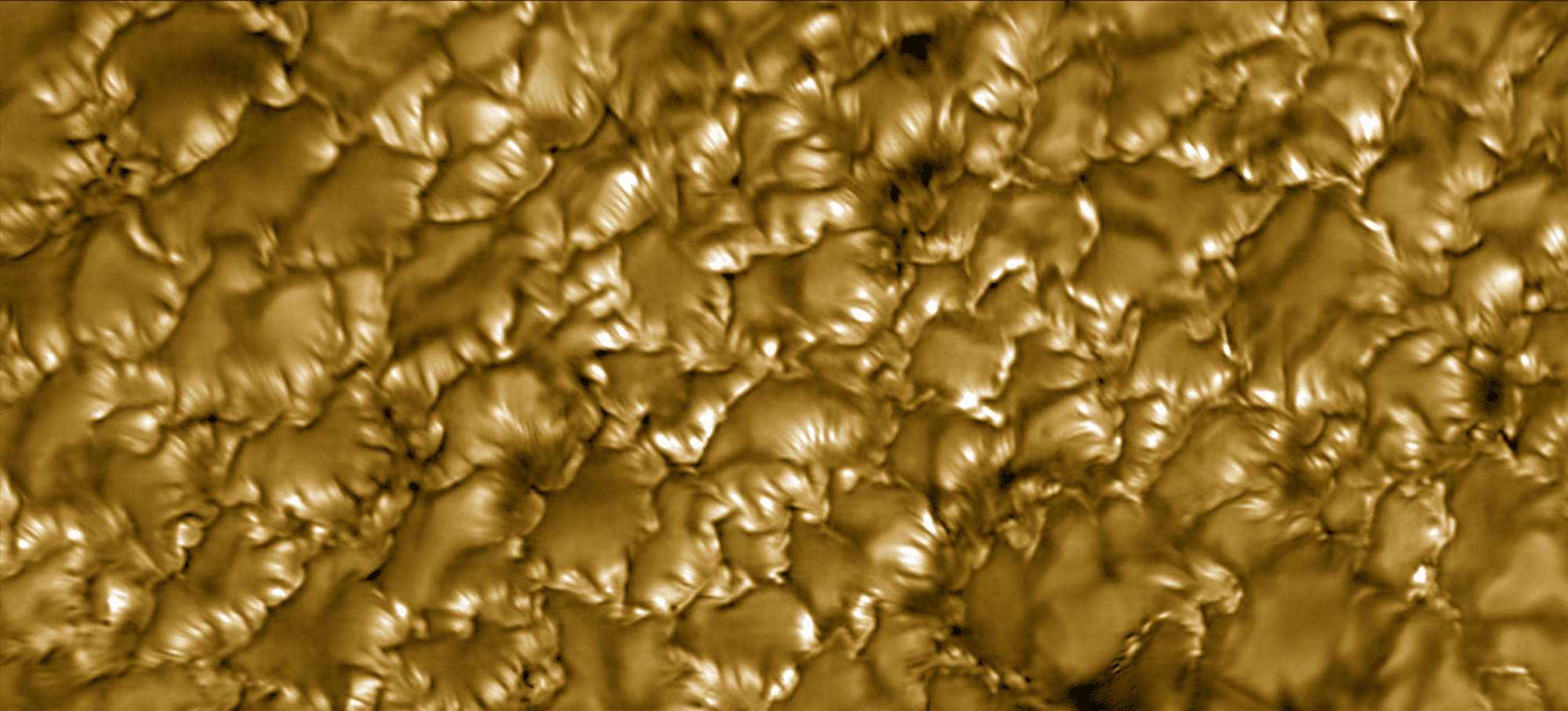 Striations on the Sun