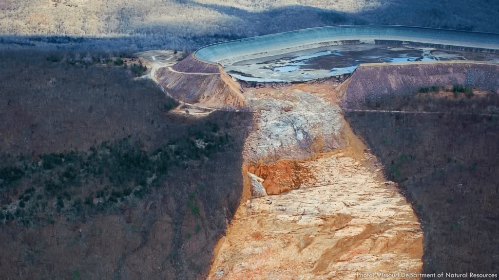 This led to a massive collapse and a deluge of water that flooded down the mountainside. This led to a massive collapse and a deluge of water that flooded down the mountainside.