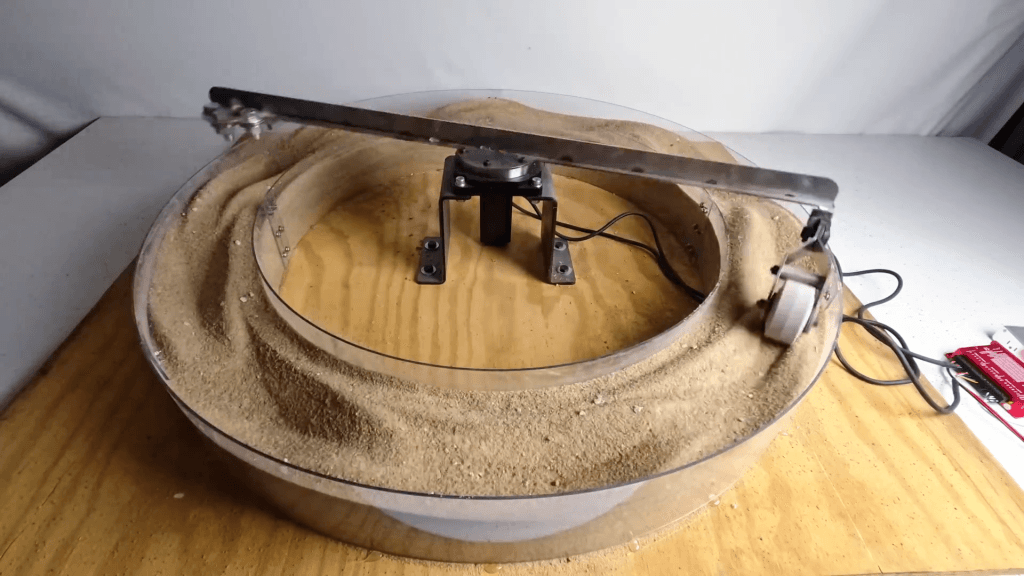 For granular materials like sand or gravel, these patterns form any time a wheel moves faster than a certain speed.