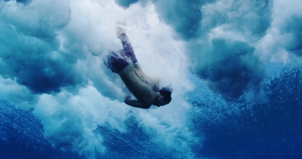 Plunged into the churn. Plunged into the churn.