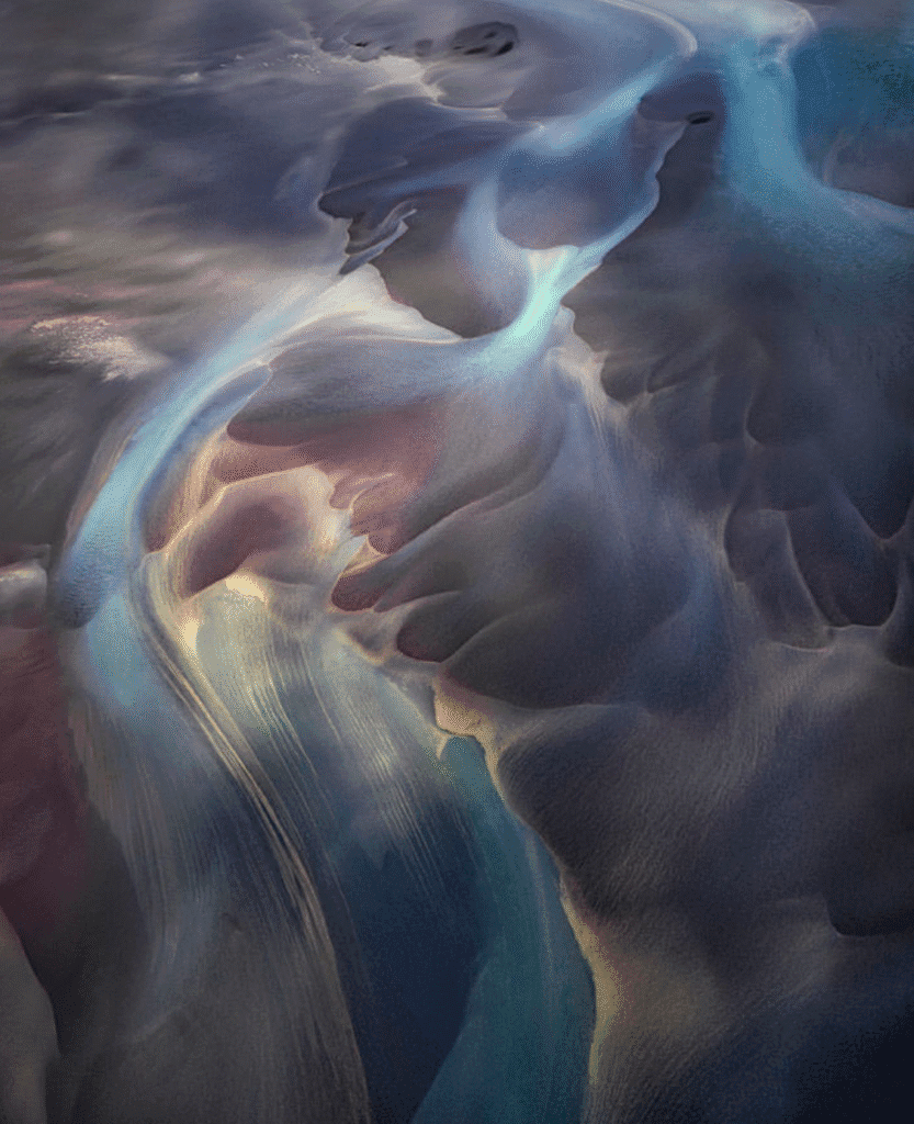 Abstract aerial landscape in Iceland, by Xuehua Jiang. Abstract aerial landscape in Iceland, by Xuehua Jiang.